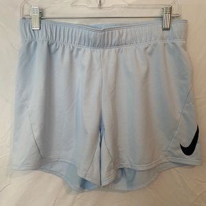 Small light blue nike shorts (never worn before)